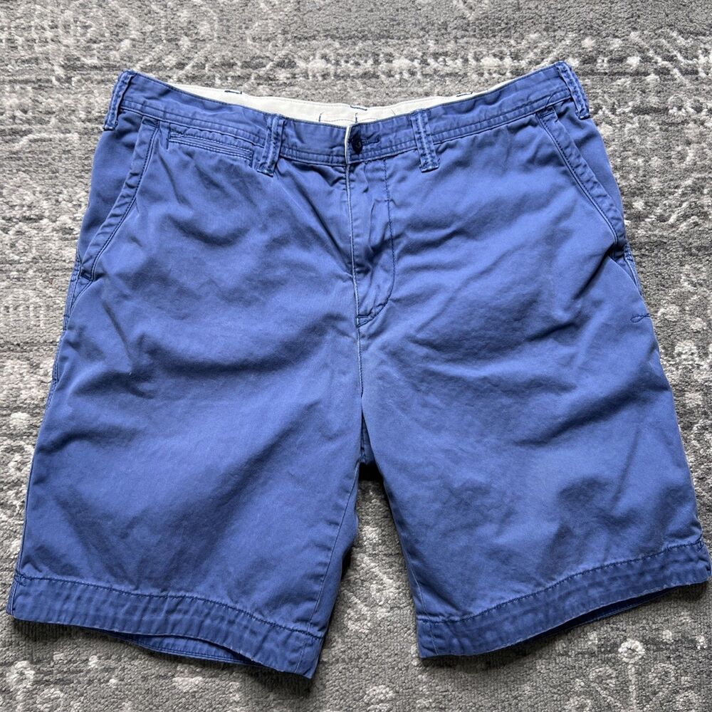 Polo by Ralph Lauren Blue Men’s Flat Front Shorts